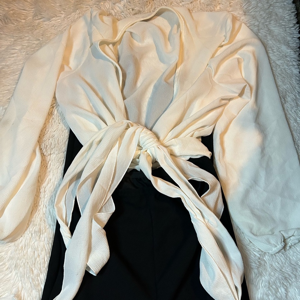 Pretty jumpsuit classy black and white